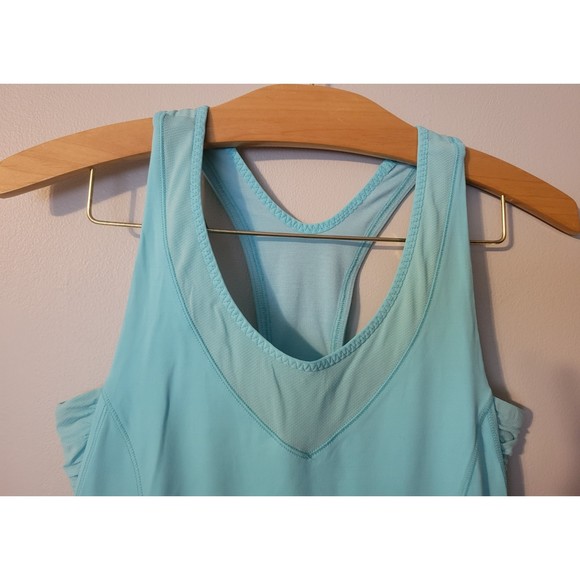 Lululemon Womens Aqua Turbo Tank Top Size 6 - Picture 3 of 5